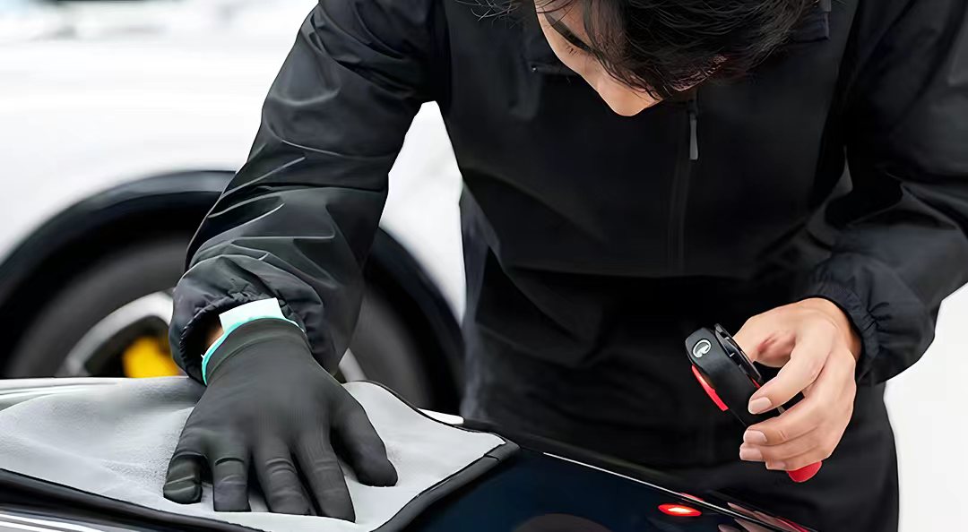 质检标准：交付前技师持工具逐处擦拭复检